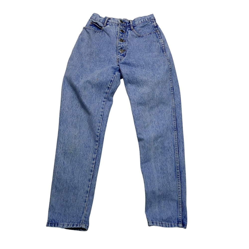 Vintage RIO by Stefano Jeans‎ Womens 11 High Waist Button Fly Acid Wash 90s